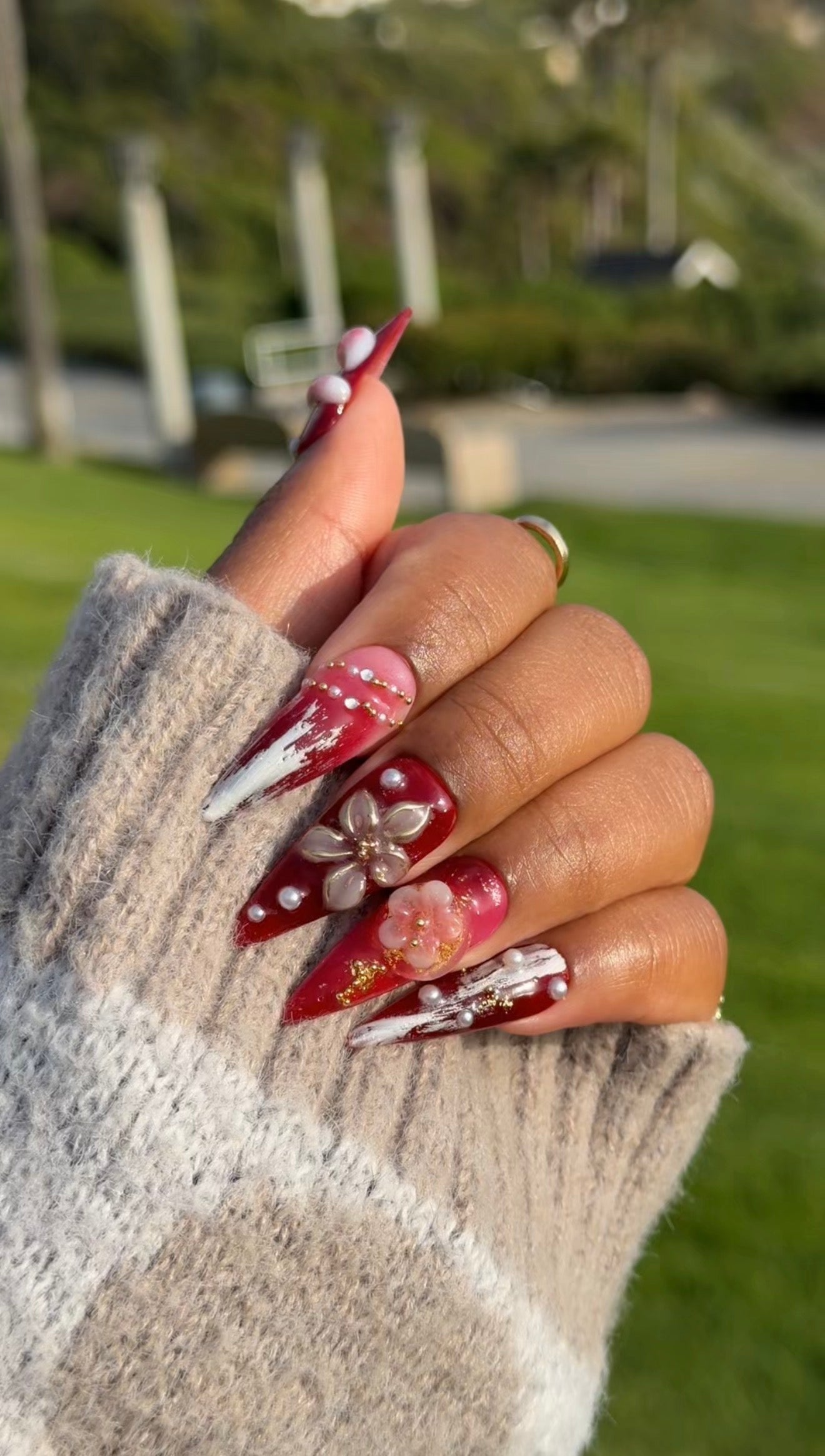 Red stiletto