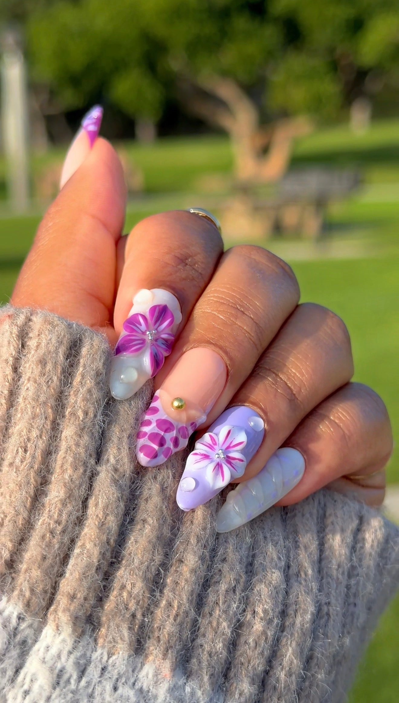Purple almond